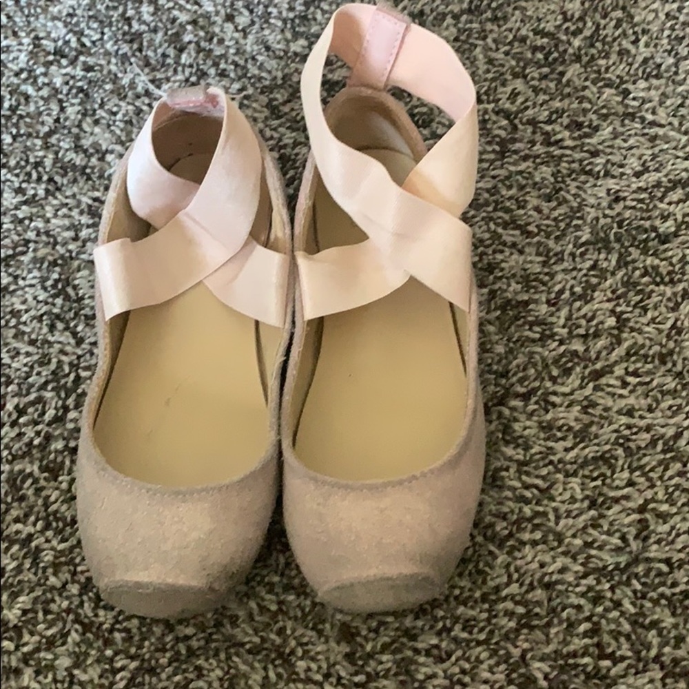 Leather janie and jack ballet shoes